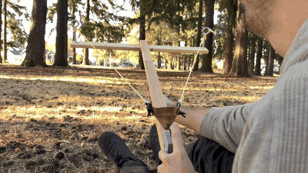 Chestnut Launcher in Slow Motion